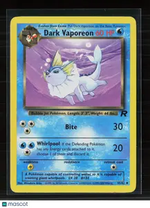 Pokemon 2000 Team Rocket Dark Vaporeon #45/82