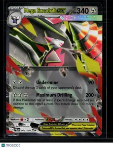 Pokemon 2026 Pitch Black Mega Excadrill EX #65/84