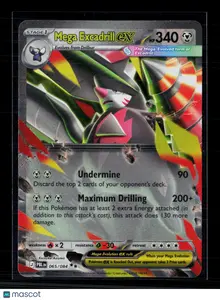 Pokemon 2026 Pitch Black Mega Excadrill EX RR #65/84