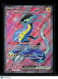 Pokemon 2023 Scarlet & Violet Miraidon EX FA #227/198