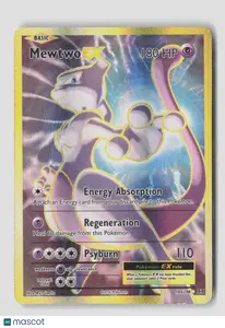 2016 Pokemon XY Evolutions Gold Rare Mewtwo EX #103 PSA 9 MINT on