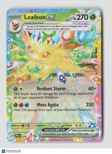 Pokemon 2025 Prismatic Evolutions Leafeon EX RR #6/131