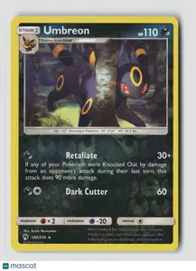 Pokemon 2018 Lost Thunder Umbreon #120/214 Reverse Holo