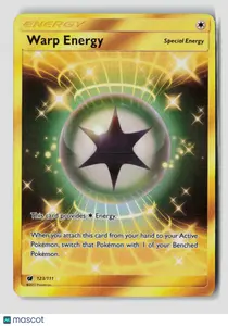 Pokemon 2018 Crimson Invasion Warp Energy SR #123/111