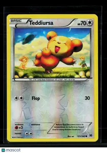 Pokemon 2015 BREAKthrough Teddiursa #121/162 Reverse
