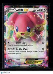 Pokemon 2016 Fates Collide Audino EX #84/124
