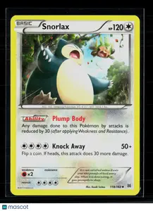 Pokemon 2015 BREAKthrough Snorlax #118/162