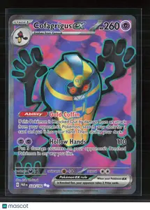 Pokemon 2023 Paradox Rift Cofagrigus EX SAR #224/182