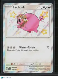 Pokemon 2024 Paldean Fates Lechonk #207/91