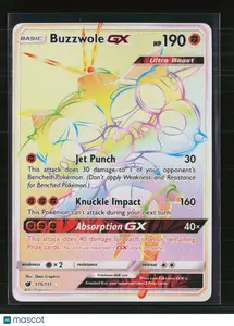 Pokemon 2018 Crimson Invasion Buzzwole GX SR FA HR #115/111