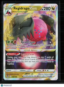 Pokemon 2022 Silver Tempest Regidrago VSTAR #136/195