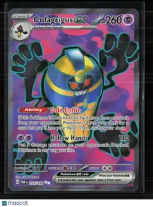 Pokemon 2023 Paradox Rift Cofagrigus EX UR #224/182