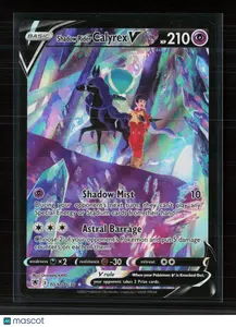 Pokemon 2022 Astral Radiance Shadow Rider Calyrex V CSR #TG17/TG30