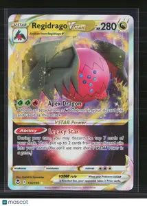 Pokemon 2022 Silver Tempest Regidrago VSTAR #136/195