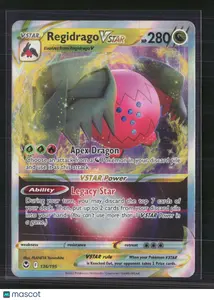Pokemon 2022 Silver Tempest Regidrago VSTAR #136/195