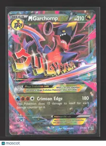 Pokemon XY Black Star Promos M Garchomp EX - XY168 promo #XY168