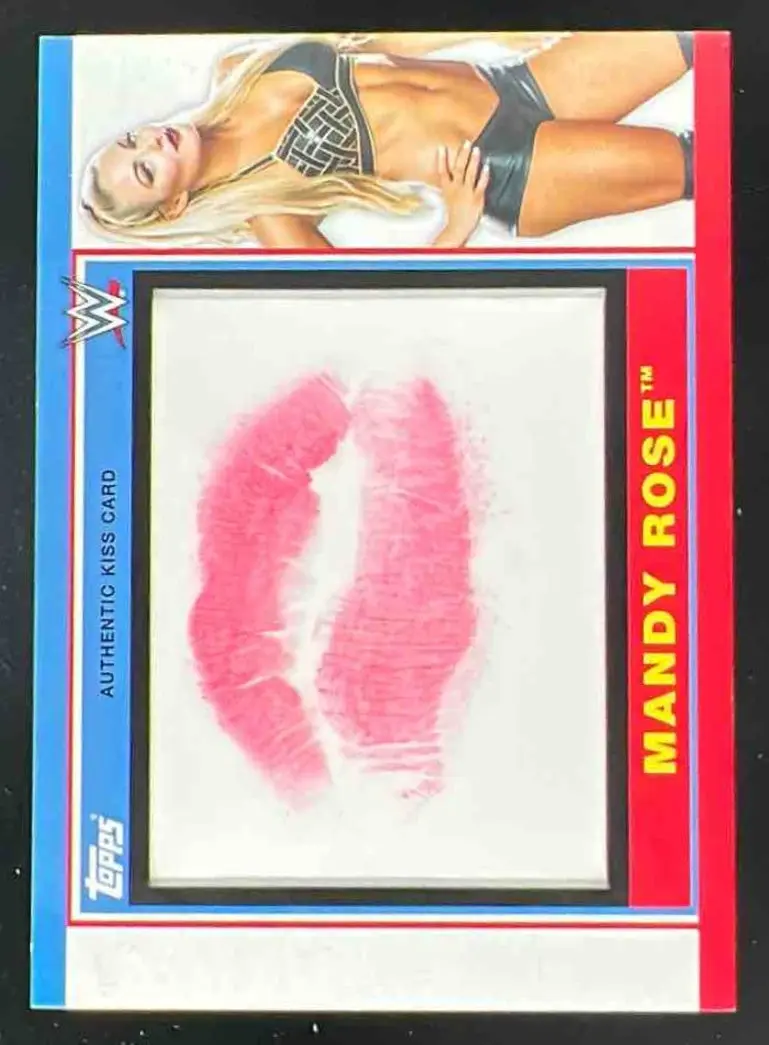 2018 Topps WWE Heritage Kiss Cards #KC-MR Mandy Rose /99 on