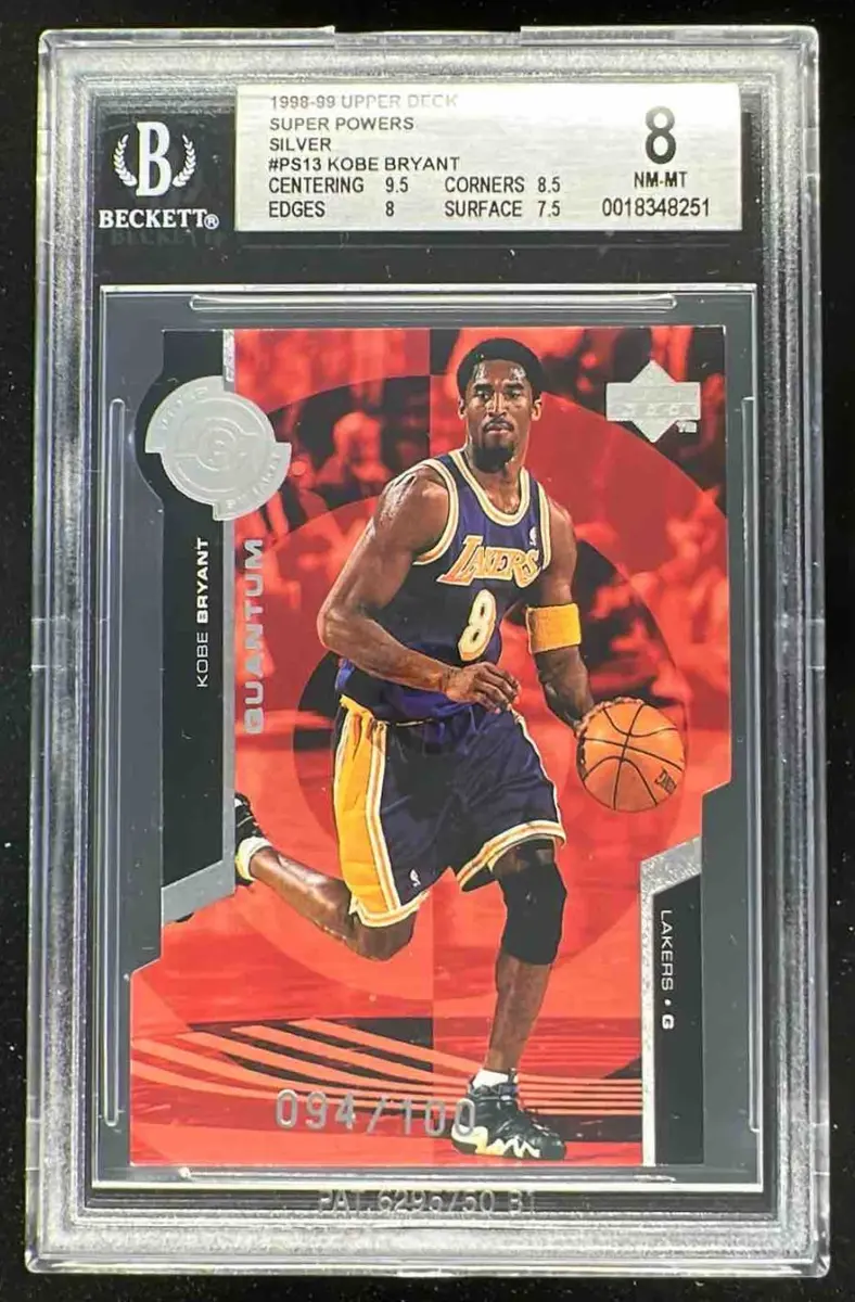 1998 Upper Deck Super Powers Tier 2 Quantum Silver #PS13 Kobe