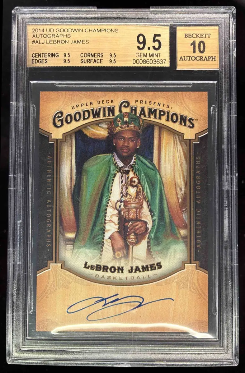 2014 Upper Deck Goodwin Champions Autographs #A-LJ LeBron James