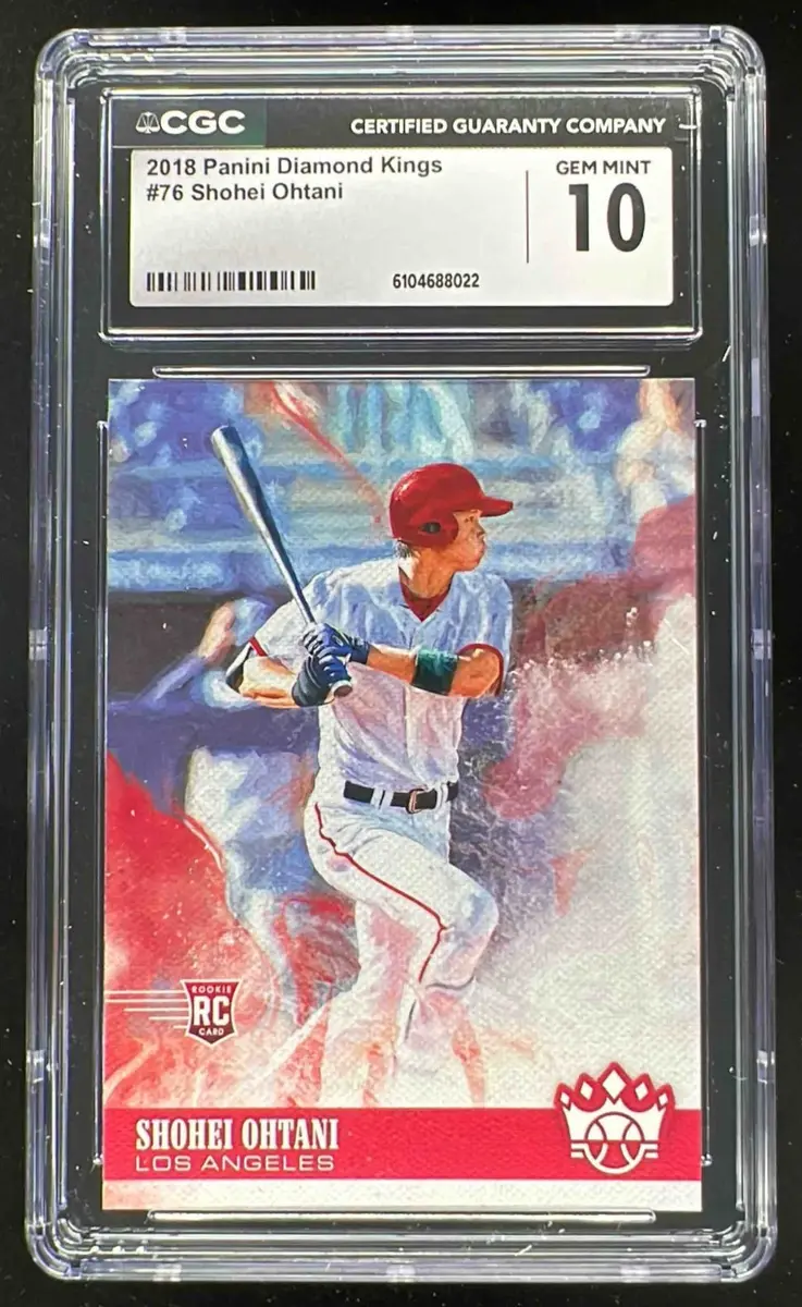 2018 Panini Diamond Kings #76 Shohei Ohtani RC CGC 10 on Fanatics
