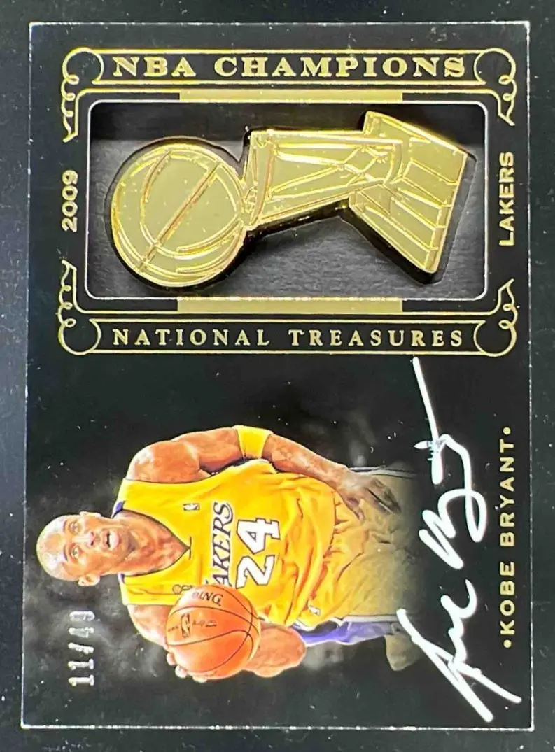 2014 National Treasures NBA Champions Signatures #NBA-KB Kobe