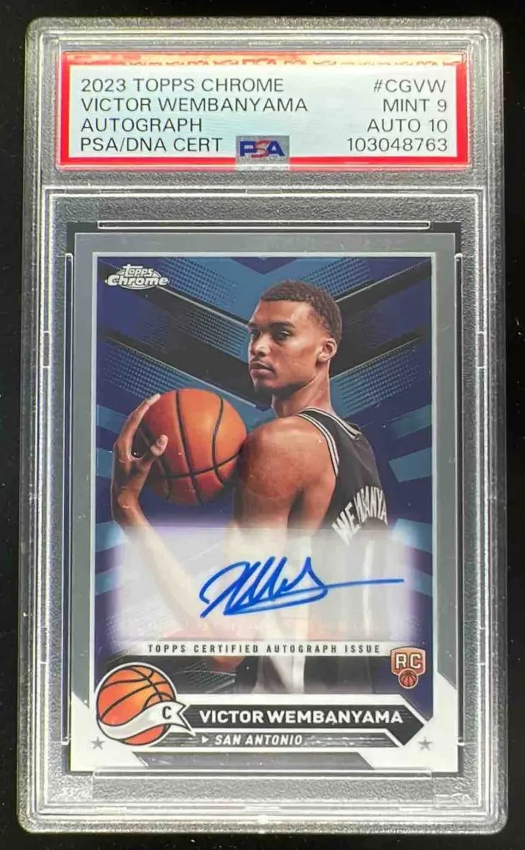 TOPPS COーSIGNERS autograph 2023-24 Topps Chrome Autographs #CG-VW Victor Wembanyama RC Auto