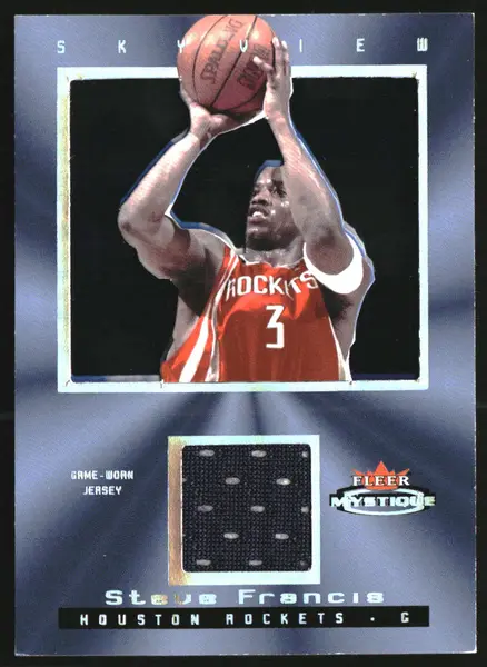 2003-04 Fleer Mystique Skyview Jerseys #SVSM Steve Francis /250