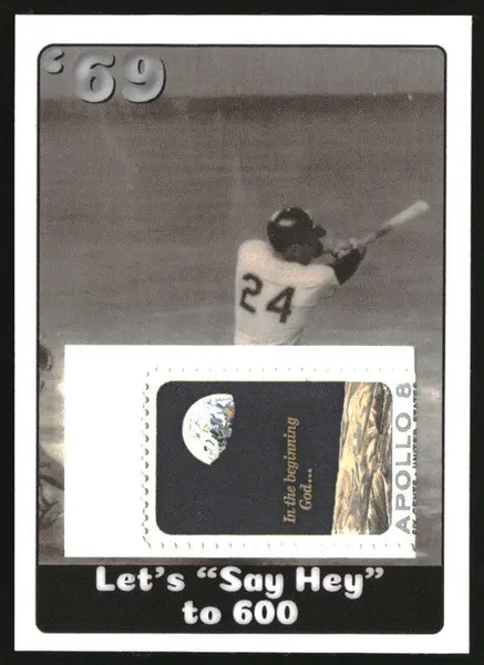 2019 Historic Autograph Company 1969 US Postage Stamp Willie Mays