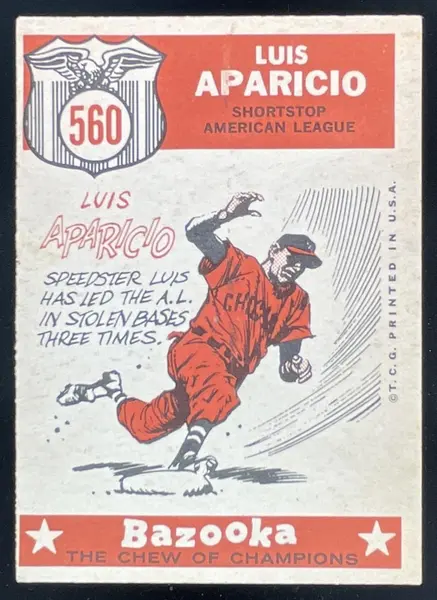 1959 Topps #560 Luis Aparicio All-Star