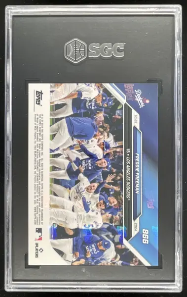 2024 Topps Now #866 Freddie Freeman SGC 10