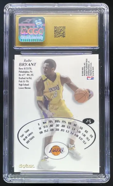 1999-200 Skybox E-X #25 Kobe Bryant CGC 10