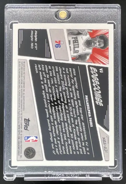 2025-26 Bowman Anime #NBA-A21 VJ Edgecombe RC SSP