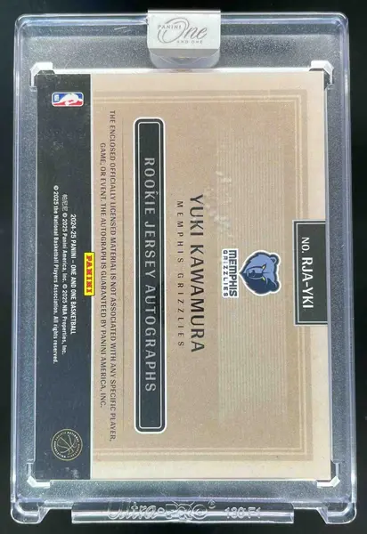 2024 Panini One and One Rookie Jersey Autographs Red #16 Yuki Kawamura Auto /25