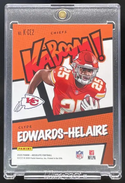 2020 Panini Absolute Kaboom SSP #K-CE2 Clyde Edwards-Helaire RC
