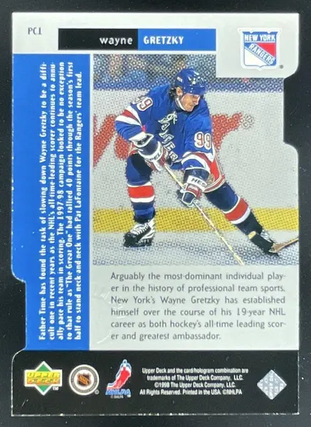 1997-98 Upper Deck Black Diamond Premium Cut Triple Diamond #PC1 Wayne Gretzky
