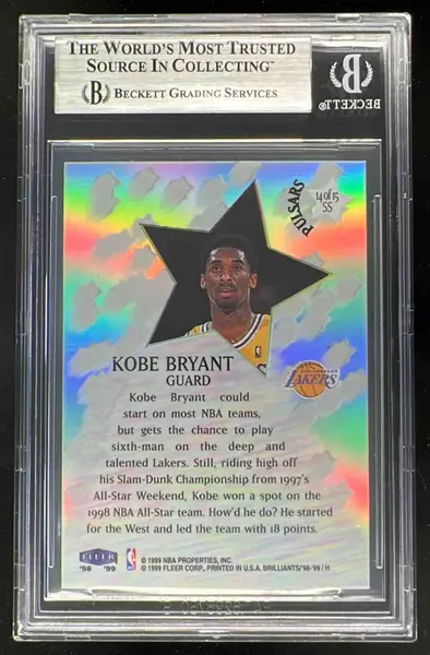 1998-99 Fleer Brilliants Shining Stars Pulsars #14 SS Kobe Bryant