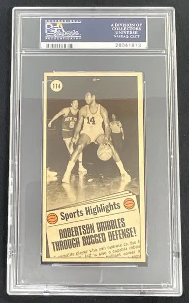 1970-71 Topps #114 Oscar Robertson All-Star PSA 8