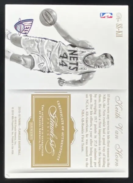 2015-16 Panini Flawless Super Signatures #SS-KH Keith Van Horn Auto /25