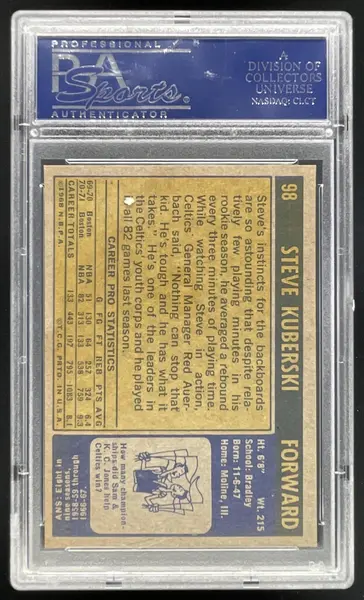 1971-72 Topps #98 Steve Kuberski PSA 8