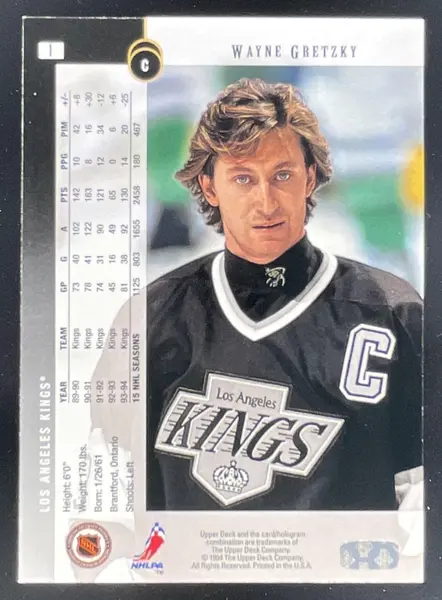 1994-95 Upper Deck Electric Ice #1 Wayne Gretzky