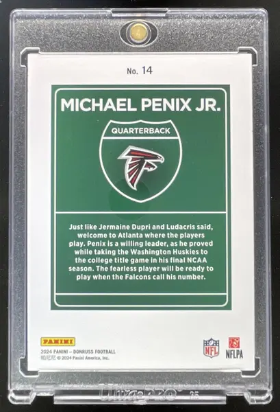 2024 Panini Donruss Downtown! SSP #14 Michael Penix Jr. RC
