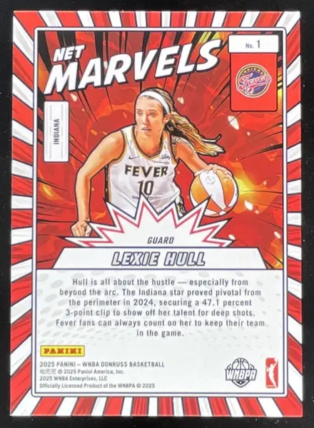 2025 Panini Donruss WNBA Net Marvels Diamond #1 Lexie Hull