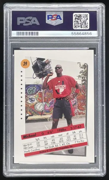 1991-92 Skybox #39 Michael Jordan PSA 10