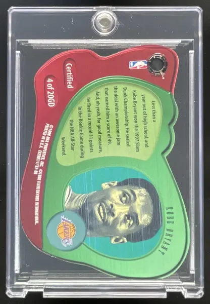 1997-98 Skybox E-X2001 Gravity Denied #4GD Kobe Bryant