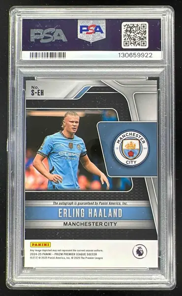 2024-25 Panini Prizm Premier League Signatures #S-EH Erling