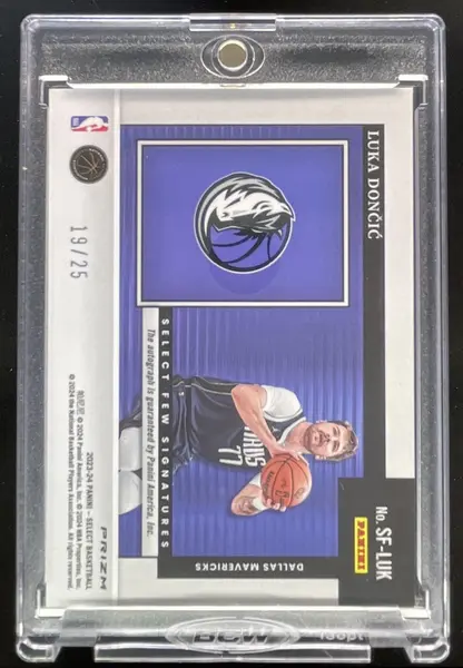 2024-25 Panini Select Few Signatures Tie-Dye Prizm #SF-LUK Luka Doncic Auto /25