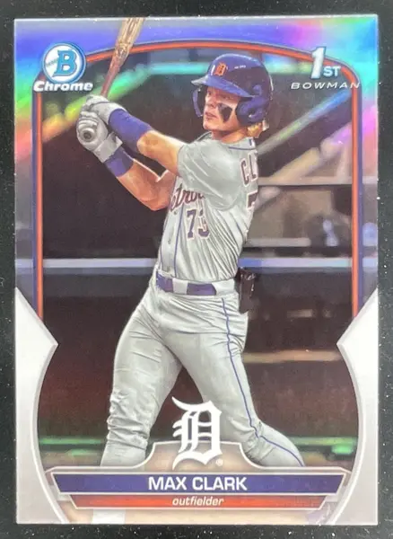 2023 Bowman Draft Chrome Refractor #BDC-76 Max Clark RC