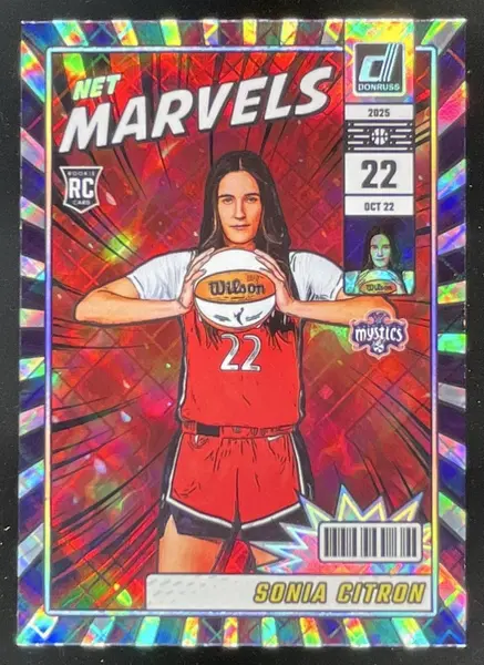 2025 Panini Donruss WNBA Net Marvels Diamond #4 Sonia Citron RC