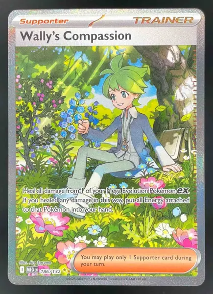 2025 Pokemon Mega Evolution #186/132 Wallys Compassion Special Illustration Rare