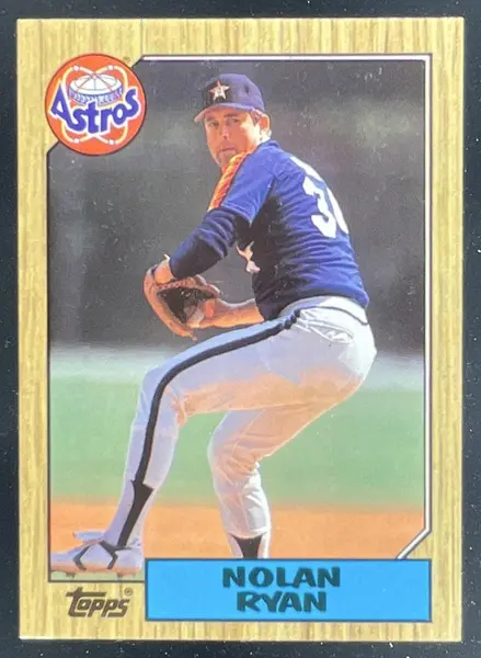 1987 Topps Tiffany #757 Nolan Ryan